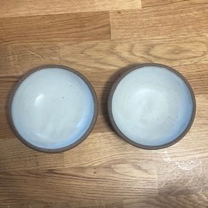East fork pottery old eggshell breakfast bowls